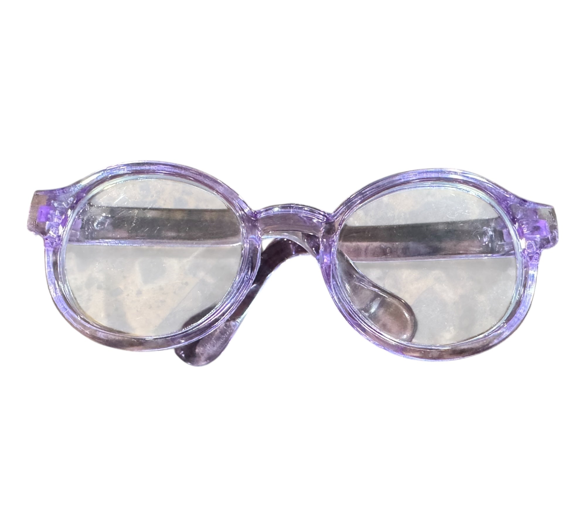Miniature Glasses for 17cm Dolls – Acrylic Eyewear Accessory (16 Styles)