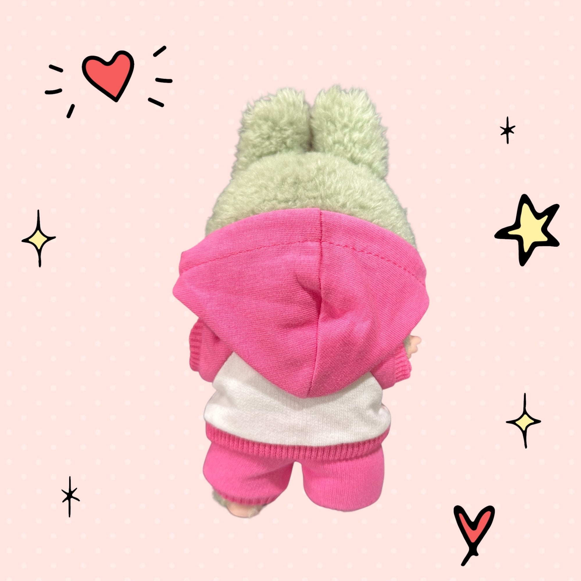 Hoodie Outfits Multiple Colors Available for 17cm Doll