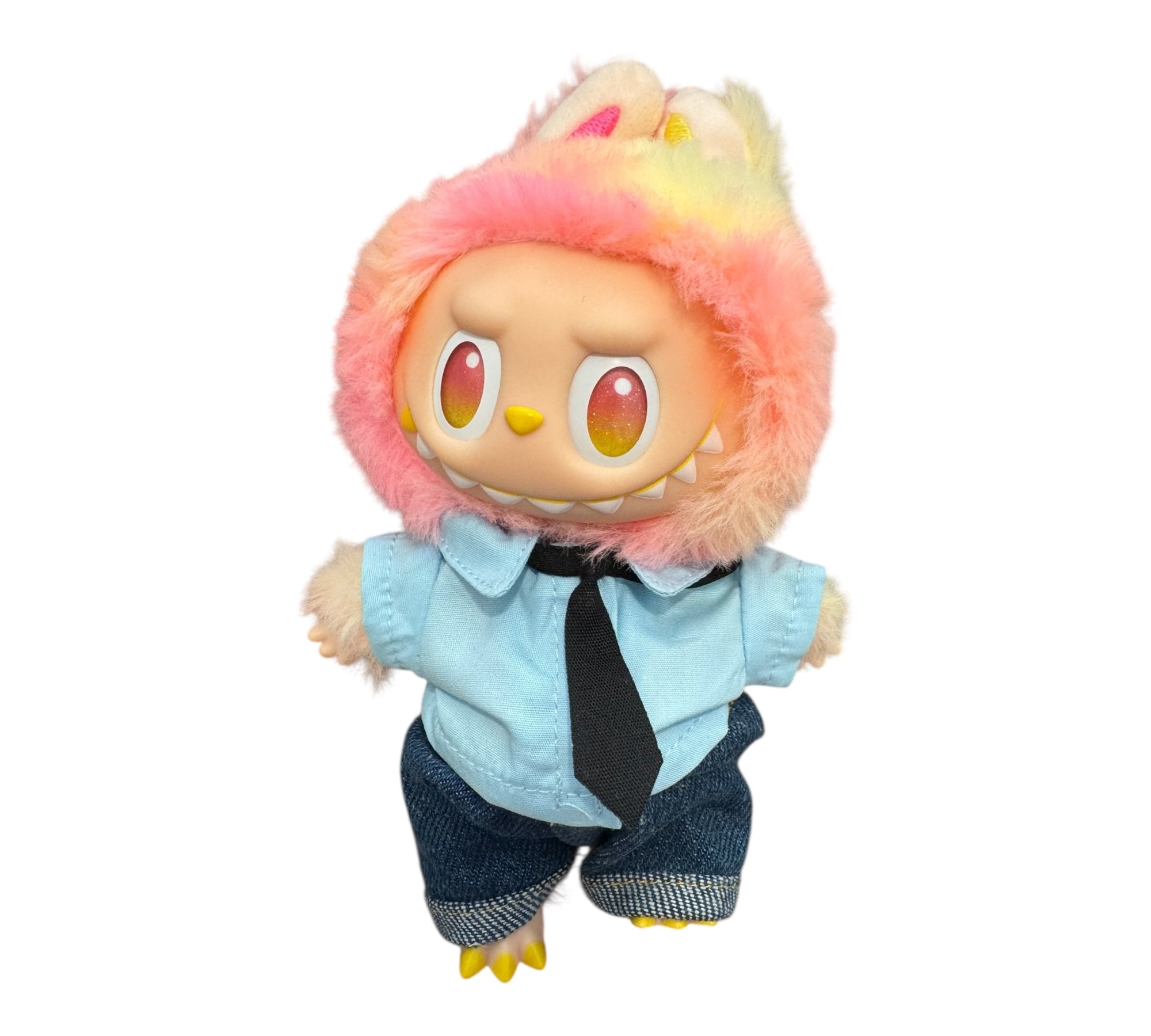 Dress Up Your 17cm Plush Toys – Handmade Outfits with Personality! with Tie