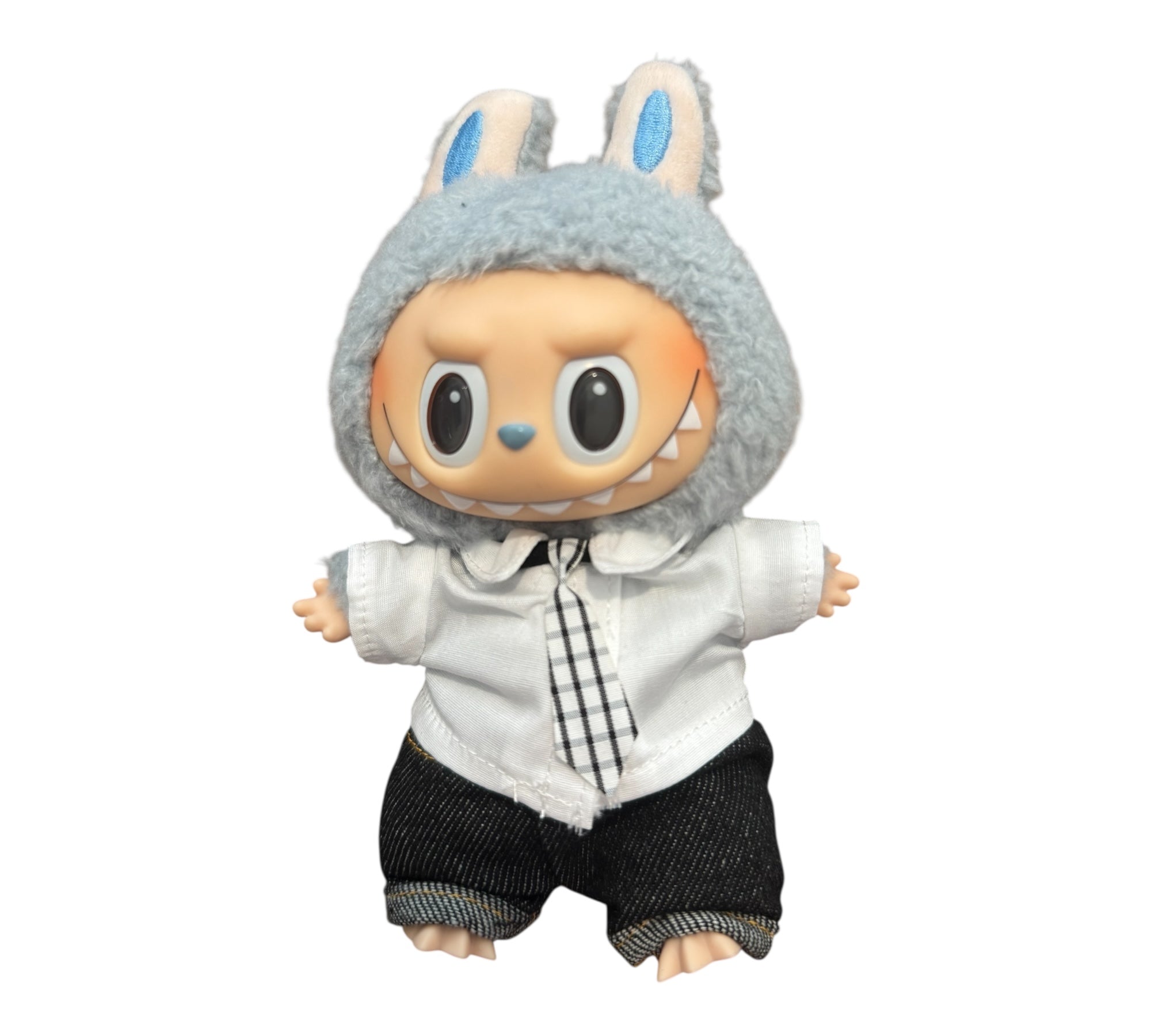 Dress Up Your 17cm Plush Toys – Handmade Outfits with Personality! with Tie