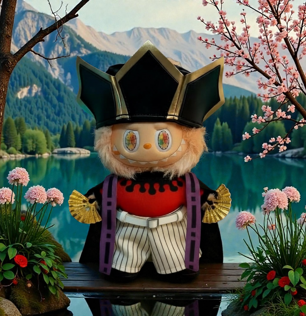 Ice Lotus Demon Outfit | Anime-Inspired Villain Set | 17cm Doll Clothes | Collector Fashion Outfit