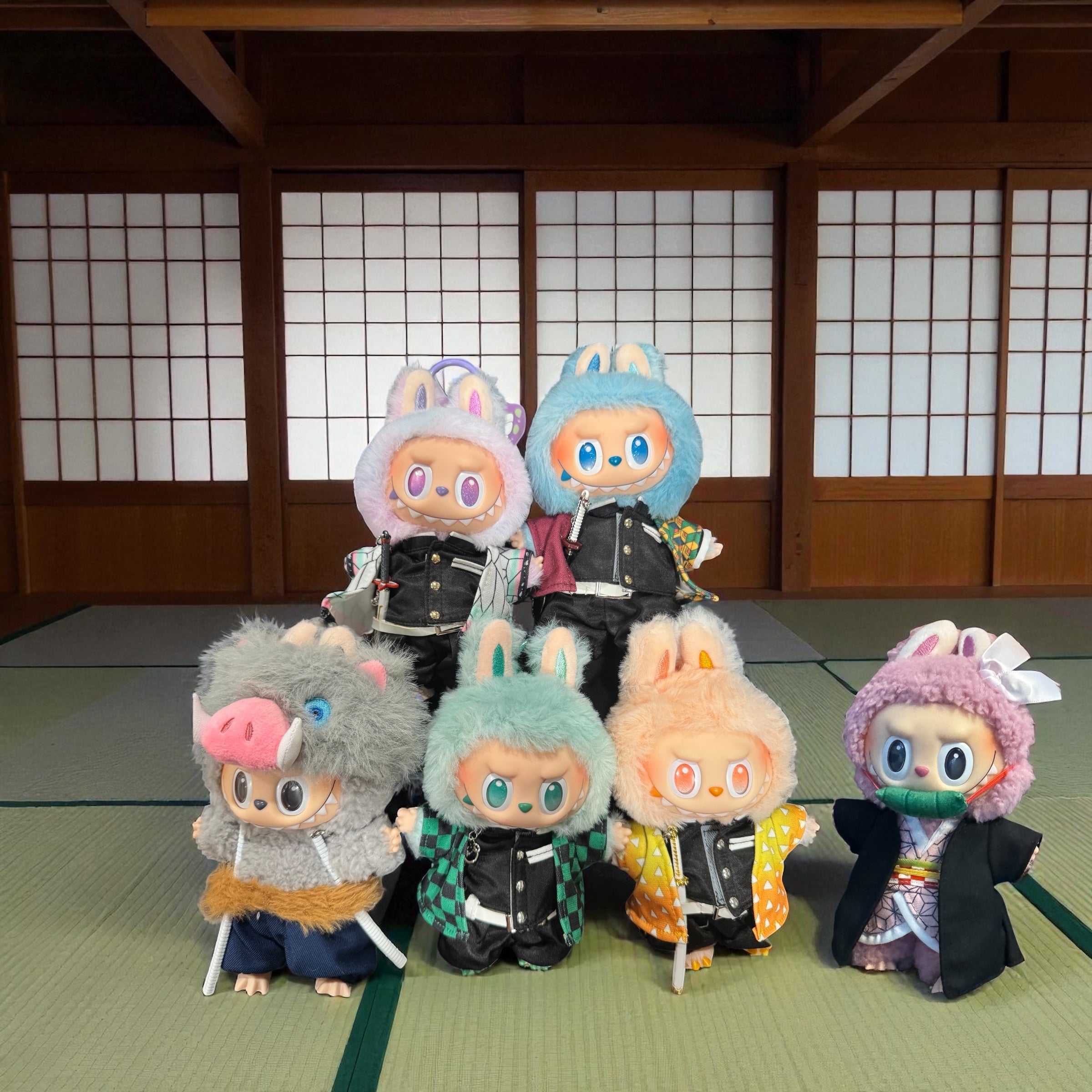 Warrior-Inspired Cosplay Costumes for 17cm Dolls