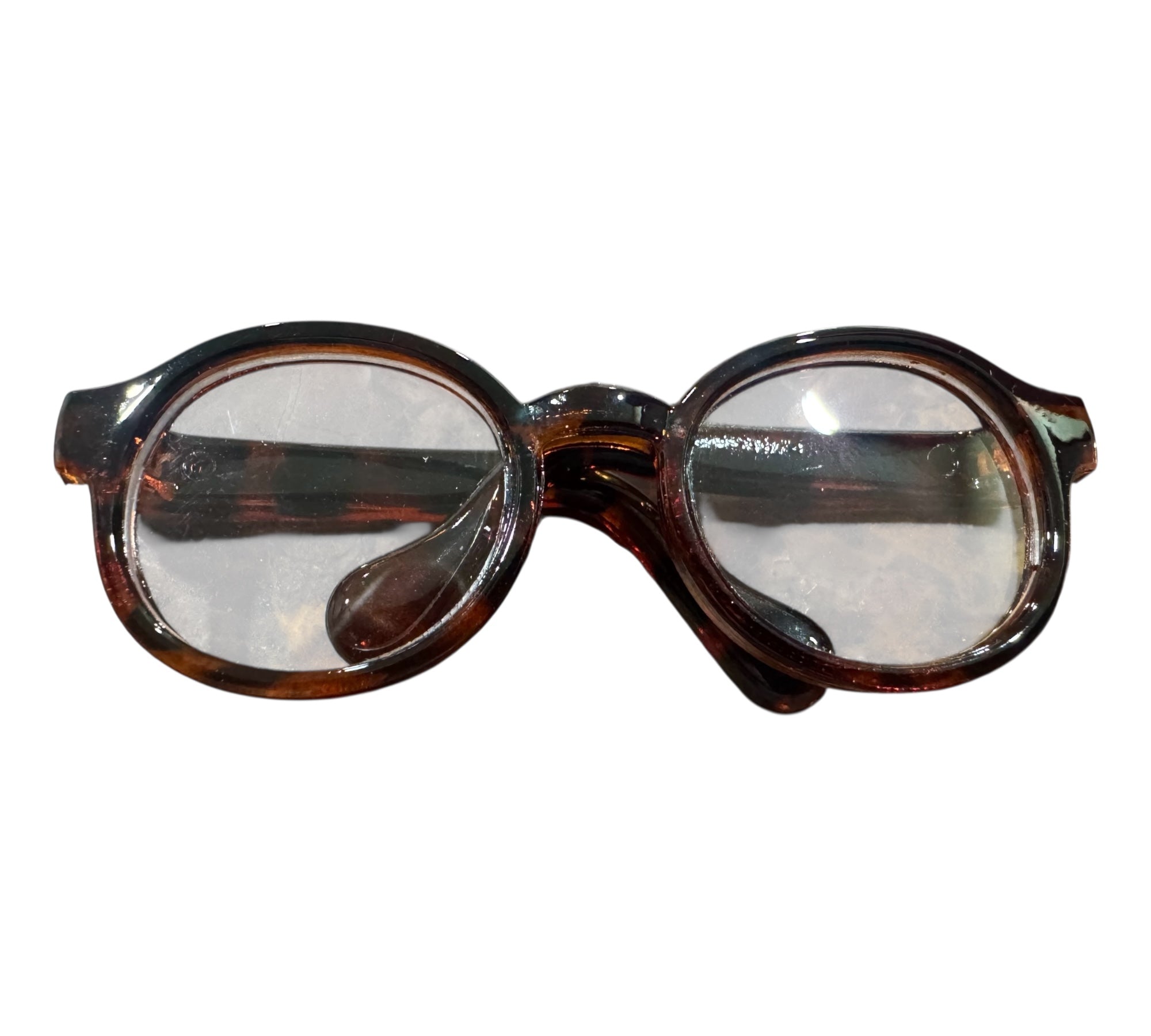 Miniature Glasses for 17cm Dolls – Acrylic Eyewear Accessory (16 Styles)