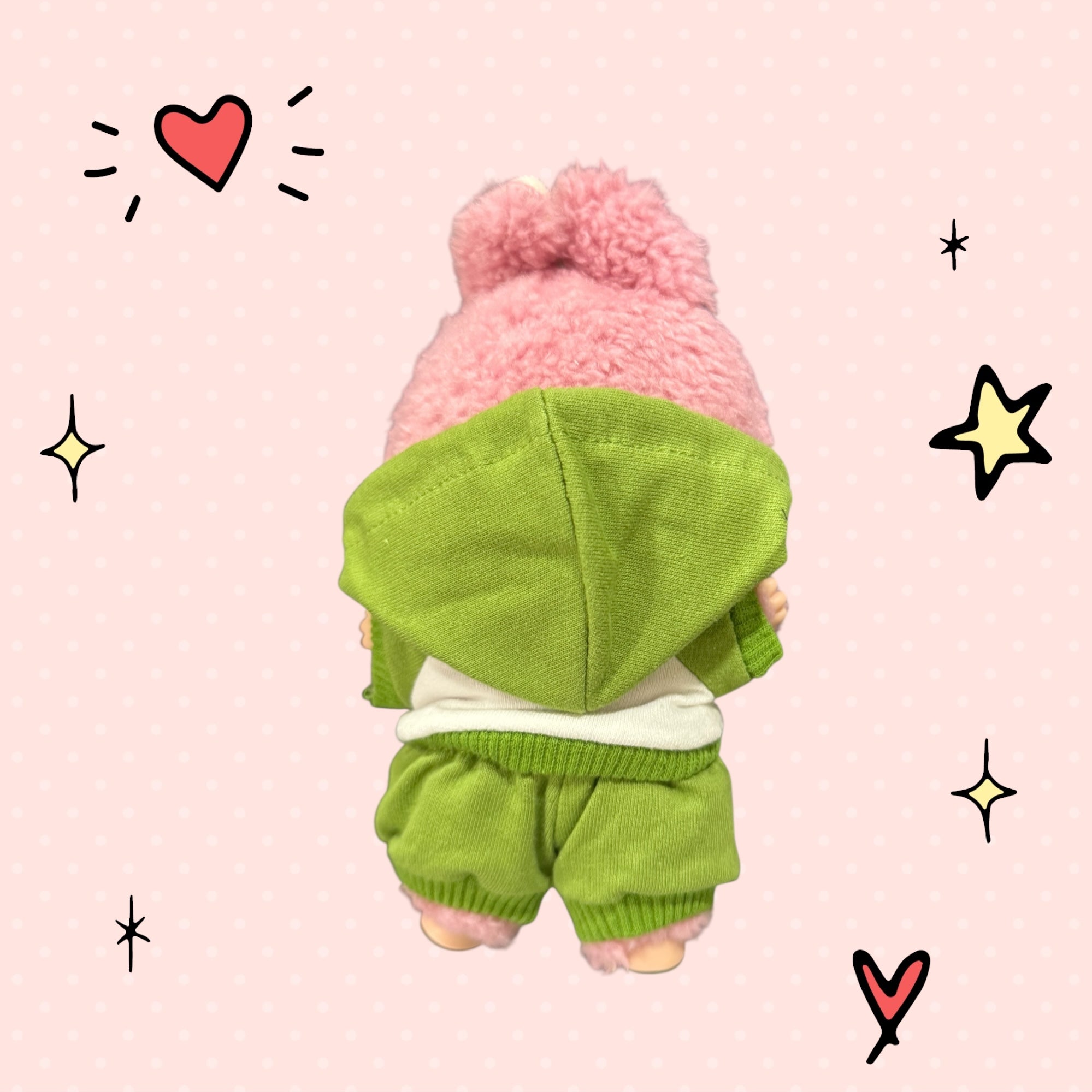 Hoodie Outfits Multiple Colors Available for 17cm Doll