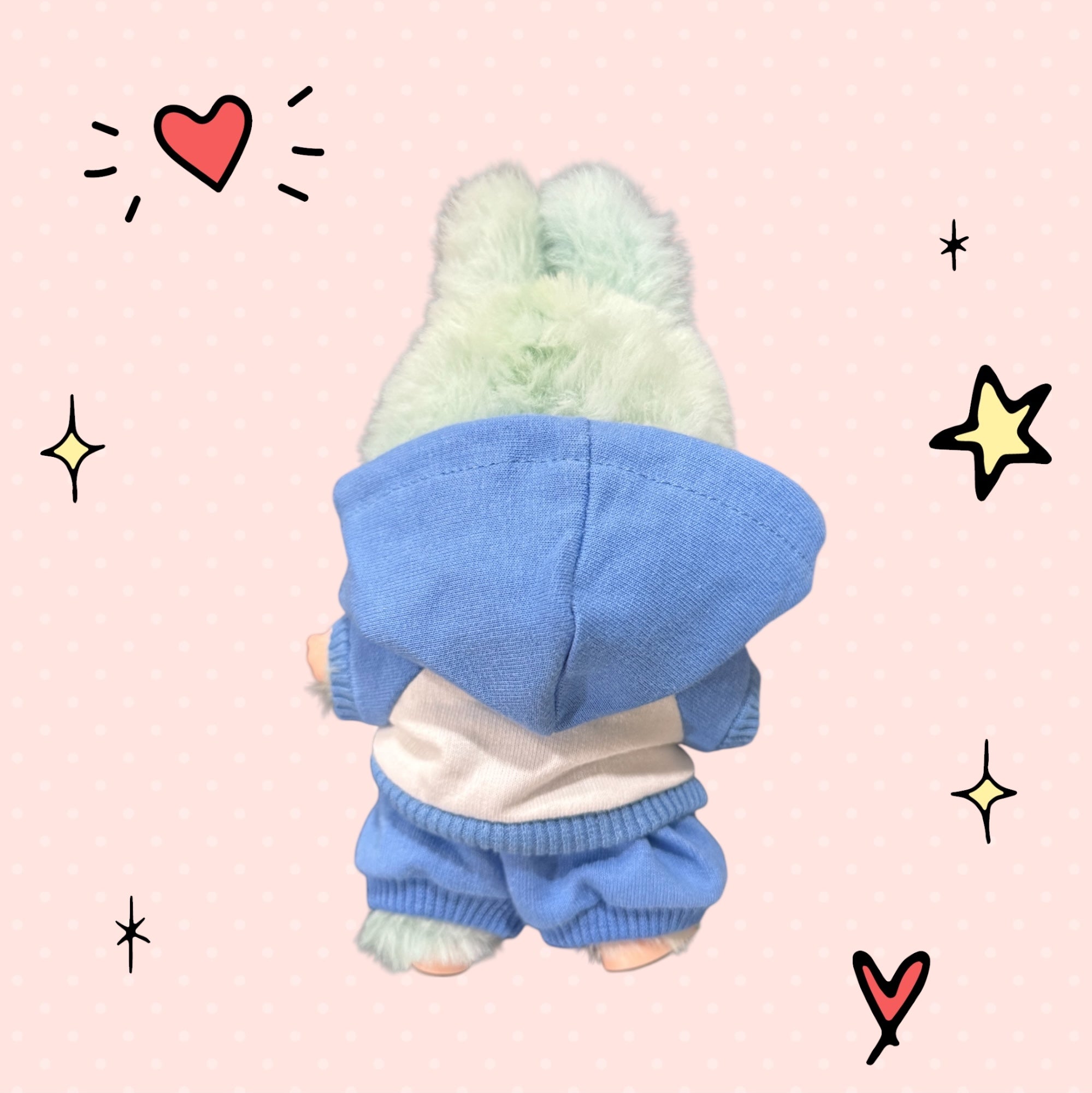 Hoodie Outfits Multiple Colors Available for 17cm Doll