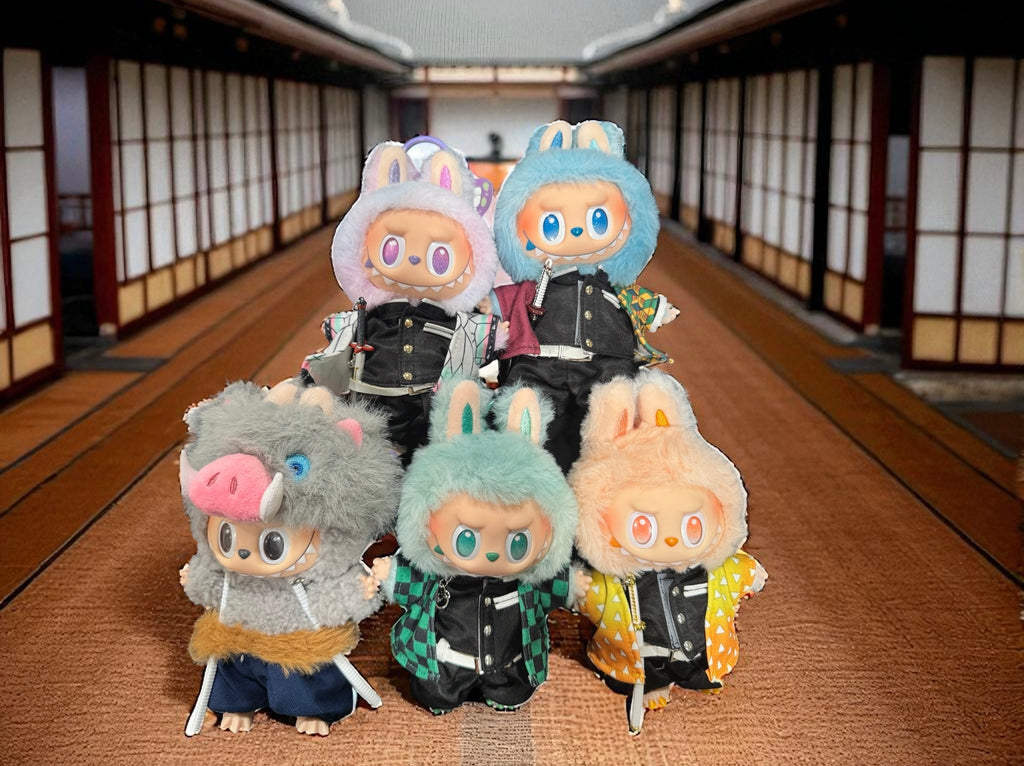 Warrior-Inspired Cosplay Costumes for 17cm Dolls