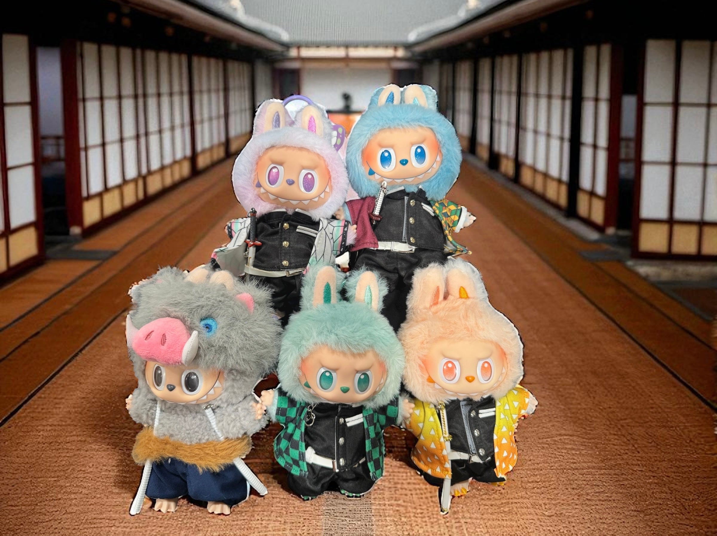 Warrior-Inspired Cosplay Costumes for 17cm Dolls