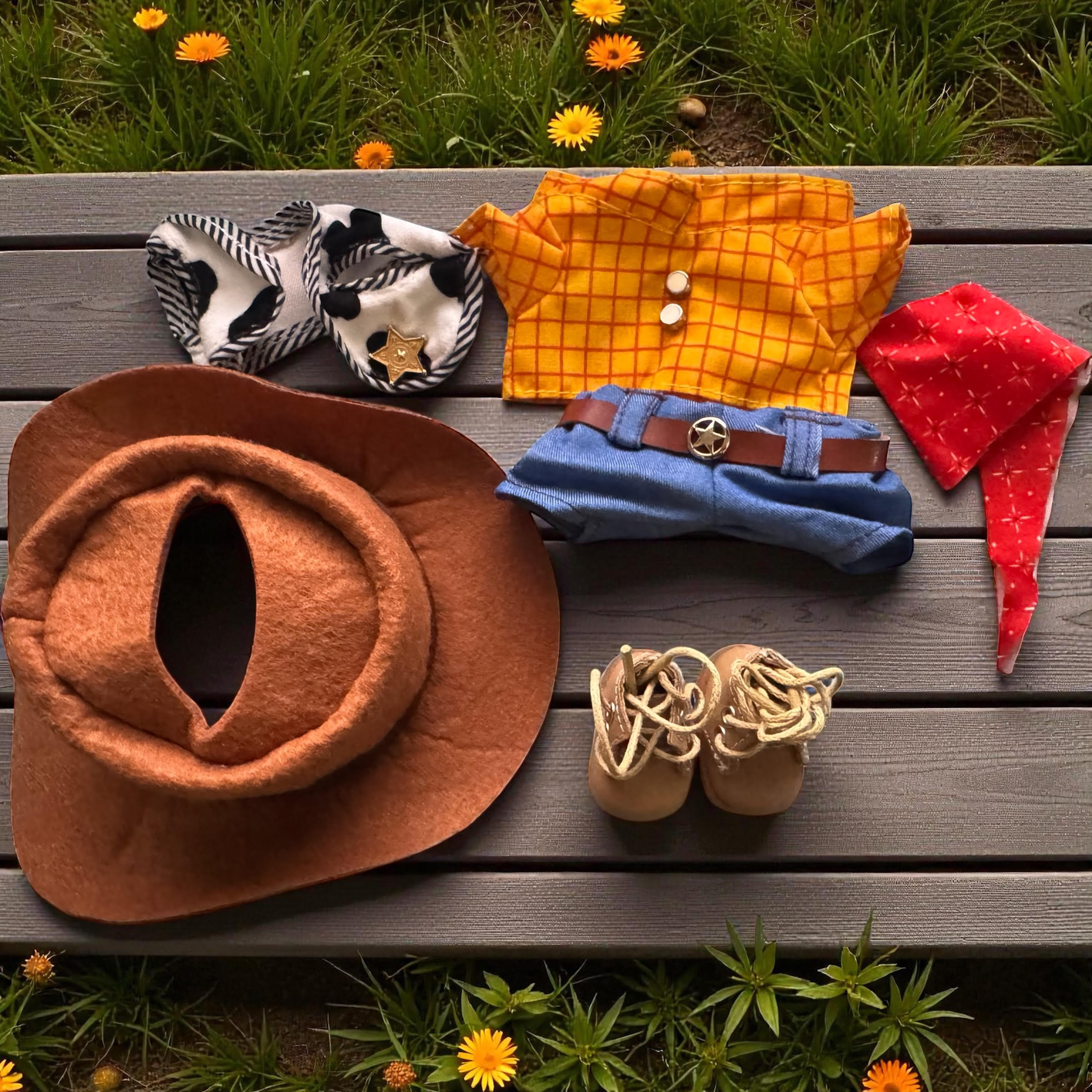 4 Themed Costumes (Cowboy, Space Ranger, Dino, Three-Eyed Alien)